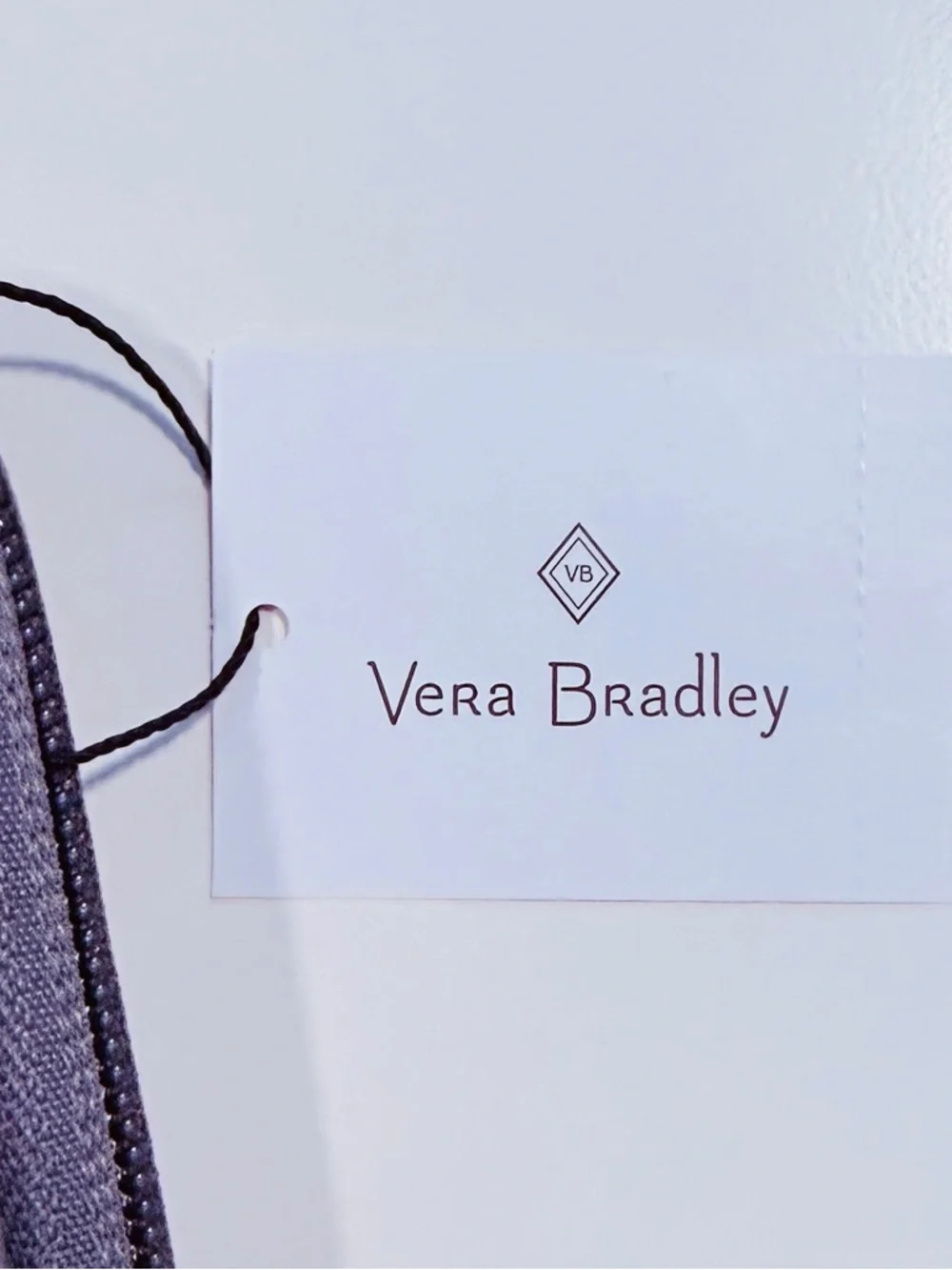 Vera Bradley Gray Multicolor Plaid Zip Wallet with RFID Wristlet NWT - Picture 10 of 10
